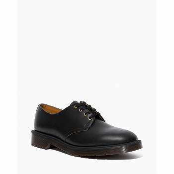 Dr Martens Férfi Smiths Vintage Smooth Bőr Dress Cipő Fekete